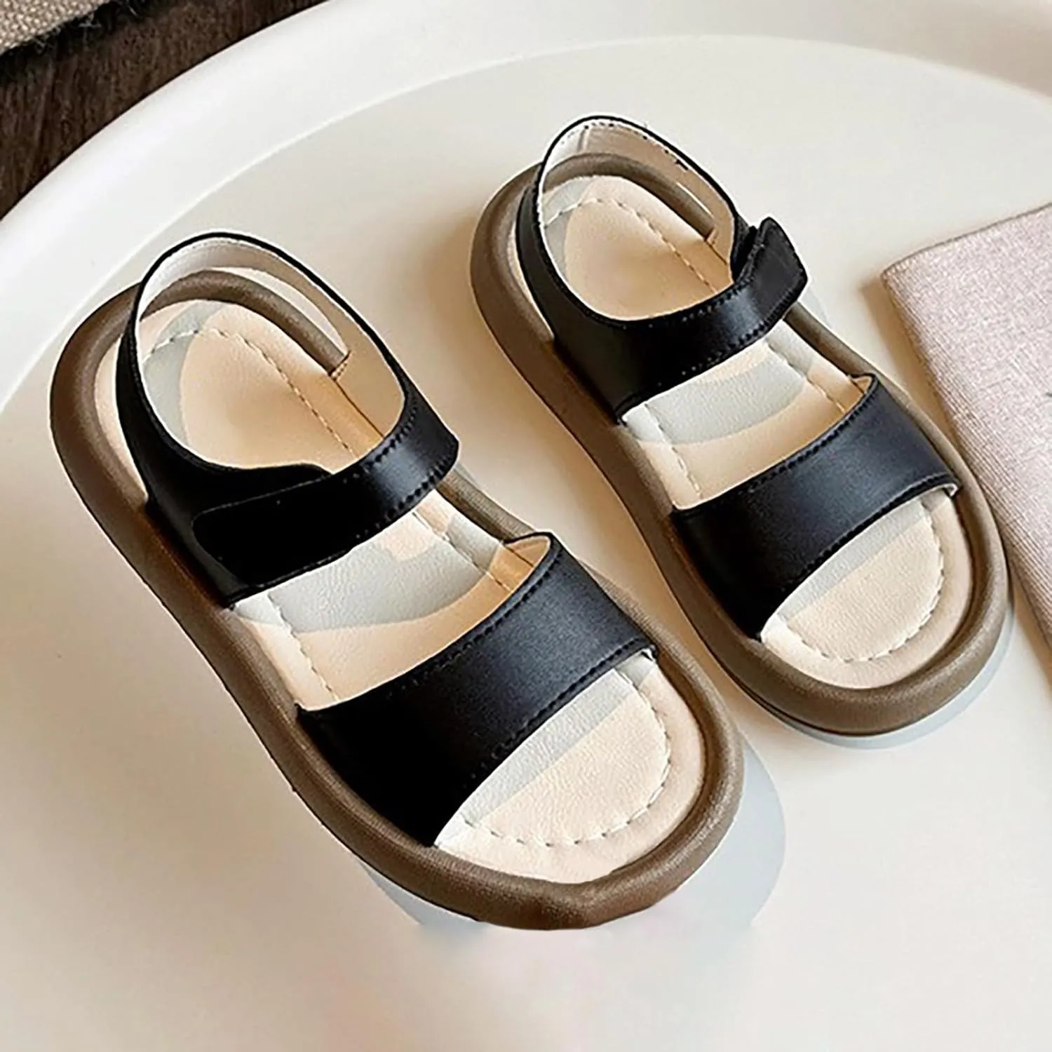 Toddler Girls Sandals Soft Rubber Summer Baby Flower Girl Shoes. Toddler Girl Wedding Sandals