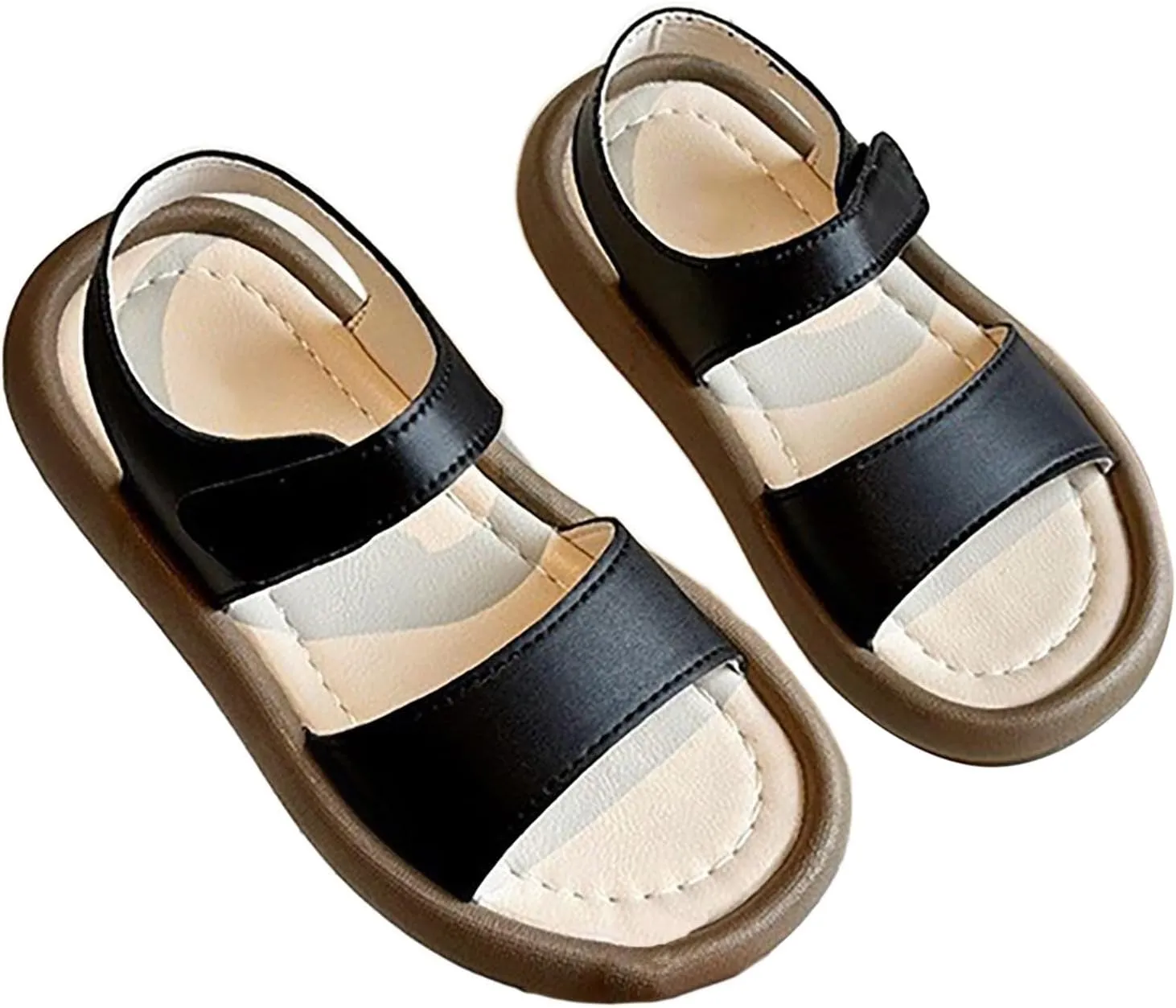 Toddler Girls Sandals Soft Rubber Summer Baby Flower Girl Shoes. Toddler Girl Wedding Sandals