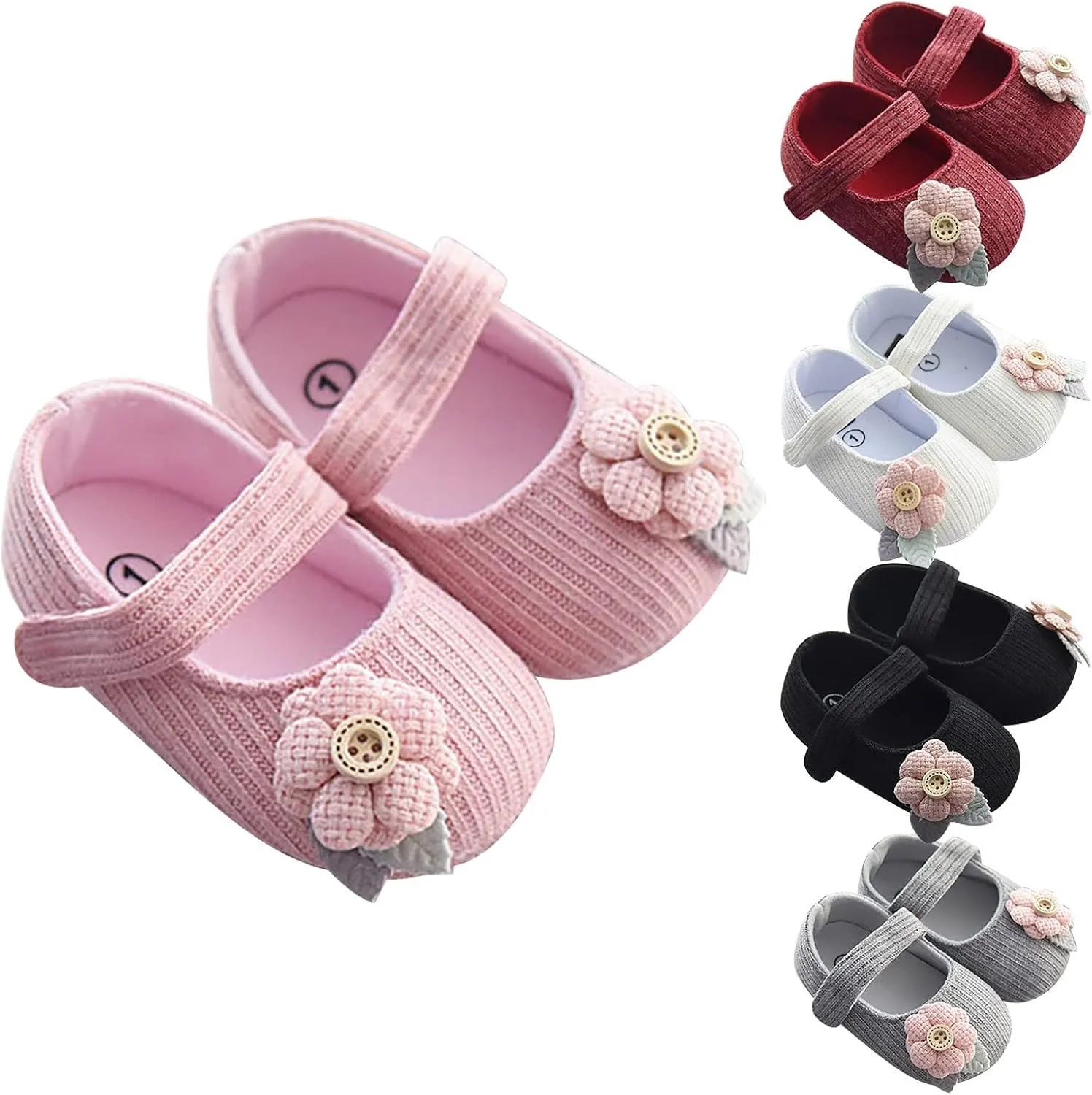 Toddler Kids Baby Girls Cute Flower Soft Bottom First Walk Shoes White Baby Girl Sandals