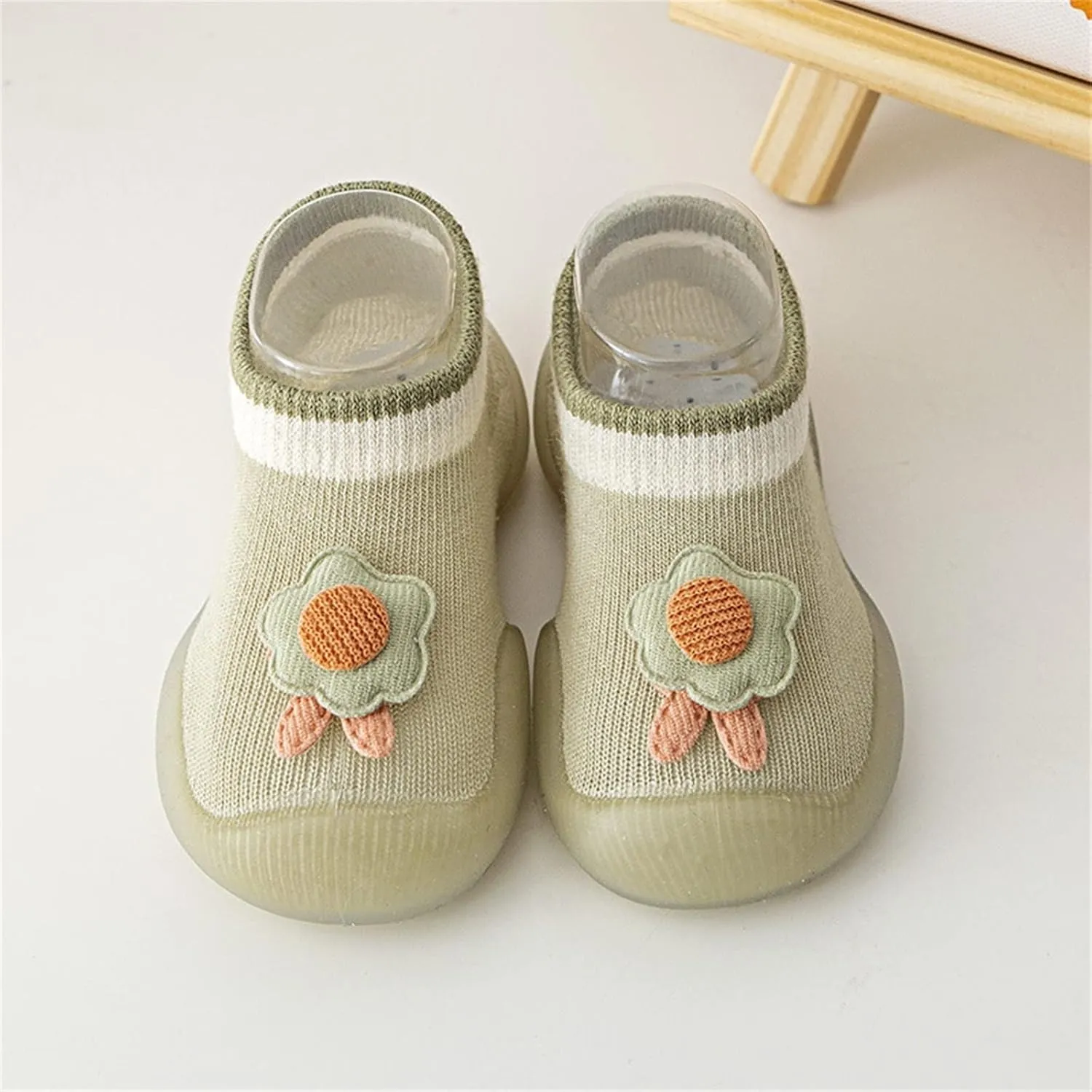 Toddler Kids Infant Newborn Baby Boys Girls Shoes First Cute Cartoon Antislip Wearproof Baby Girl Walking Shoes