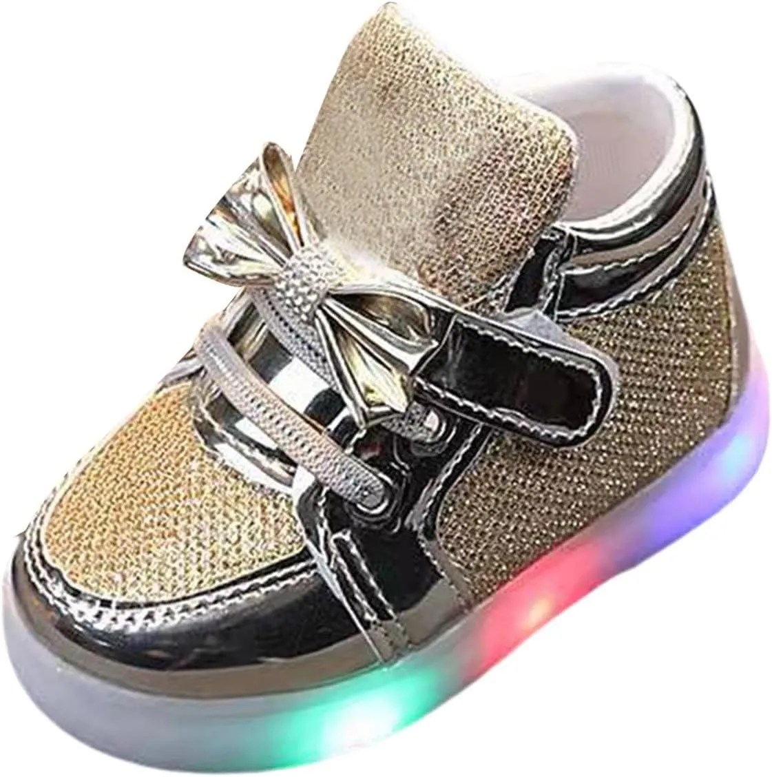 Toddler Kids Light Up Shoes Fashion LED Light Baby Shoes Casual Children Shoes Boys Girls Fashion Tennis Sneakers