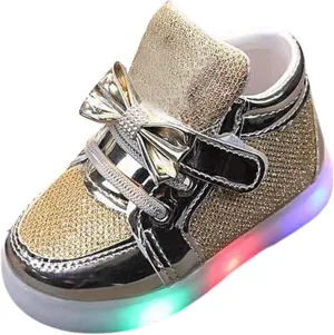 Toddler Kids Light Up Shoes Fashion LED Light Baby Shoes Casual Children Shoes Boys Girls Fashion Tennis Sneakers