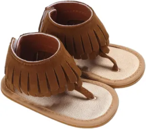 Toddler Sandal Baby Girls Sandals Ruffle Bowknot Premium Soft Sole Open Toe Breathable Summer Kid Water Shoes