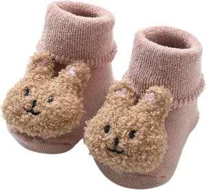 Toddler Shoes Boys Warm Winter Baby Shoes Cartoon Bear Shape Cute Baby Shoes Baby Soft Sole Baby Shoes