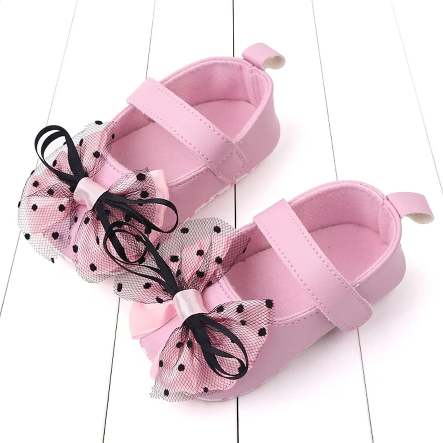Toddler Shoes Infant Toddler Shoes Soft Sole Bow Hook Loop Casual Shoes Princess Shoes Toddler Shoes Boys Tennis Shoes