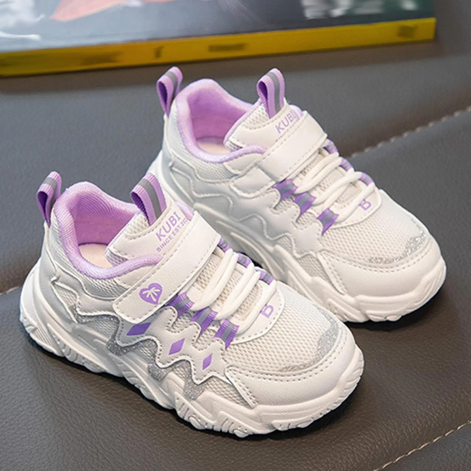 Toddler/Little Kid Running/Walking Shoes Boys Girls Thick Soft Sole Mesh Breathable Comfortable Sports Sneakers