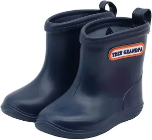 Tree Grandpa Toddler Rain Boots Baby Kids Easy-on Rain shoes Children Waterproof Shoes for Boys Girls(1-6 Years)