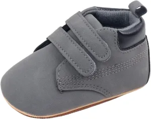 Unisex Baby Girls Boys High-top Shoes, Newborn Infant Anti-Slip Soft Sole First Walking Kids Motion Plus Sneaker