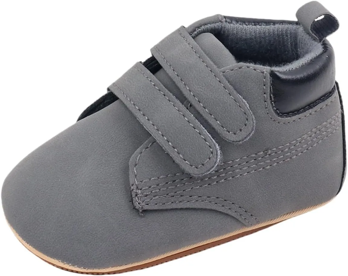 Unisex Baby Girls Boys High-top Shoes, Newborn Infant Anti-Slip Soft Sole First Walking Kids Motion Plus Sneaker