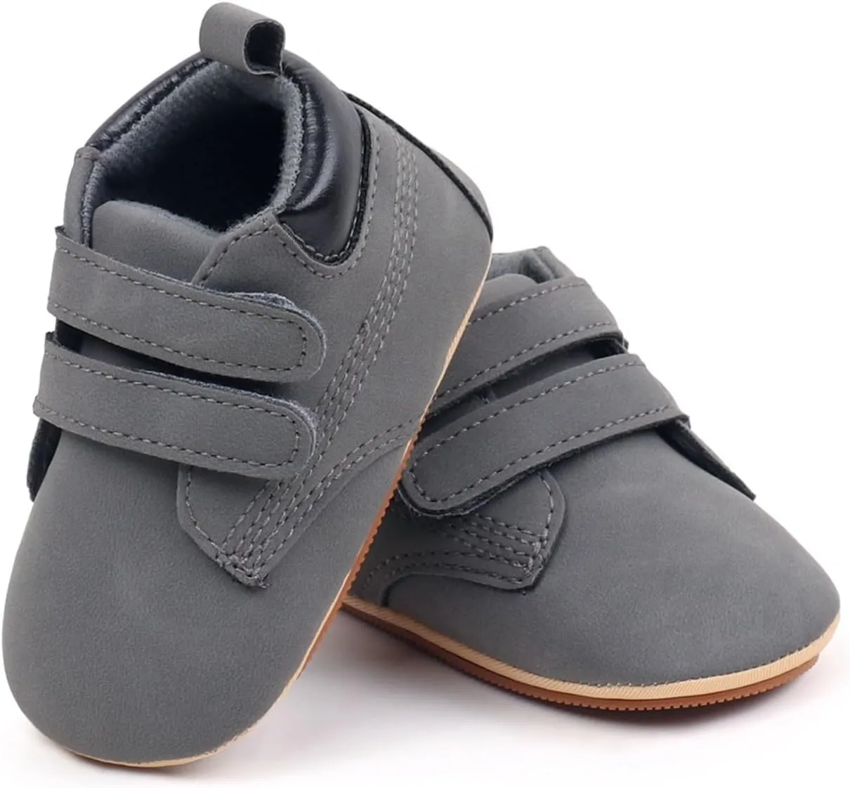 Unisex Baby Girls Boys High-top Shoes, Newborn Infant Anti-Slip Soft Sole First Walking Kids Motion Plus Sneaker