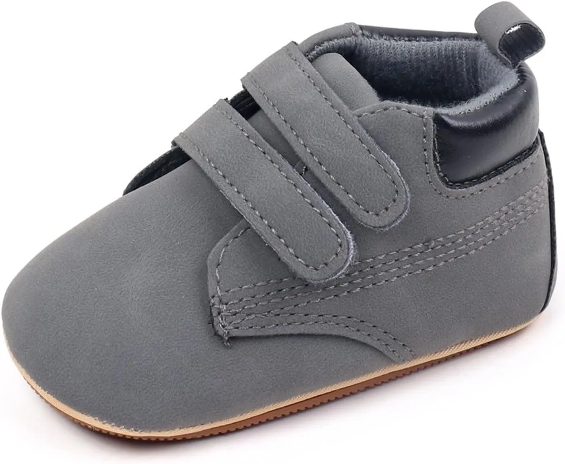 Unisex Baby Girls Boys High-top Shoes, Newborn Infant Anti-Slip Soft Sole First Walking Kids Motion Plus Sneaker