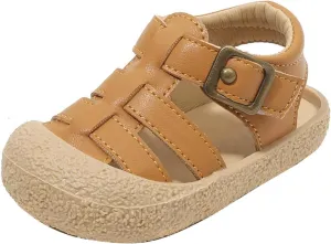 Unisex Kids Round Toe Shoes Summer Soft Sole Lightweight Non Slip Kids Fashion Casual Beach Sandals for 0 to 6