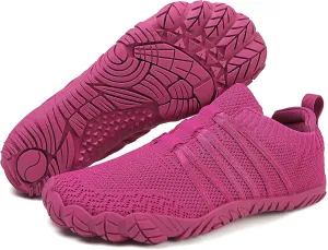 Unisex Minimalist Barefoot Shoes for Men and Women with Wide Toe Box Zero Drop Design Hike Footwear Minimalist Shoes Five Finger Cross-Trainer Ideal for Walking Hiking and Grounding Activities