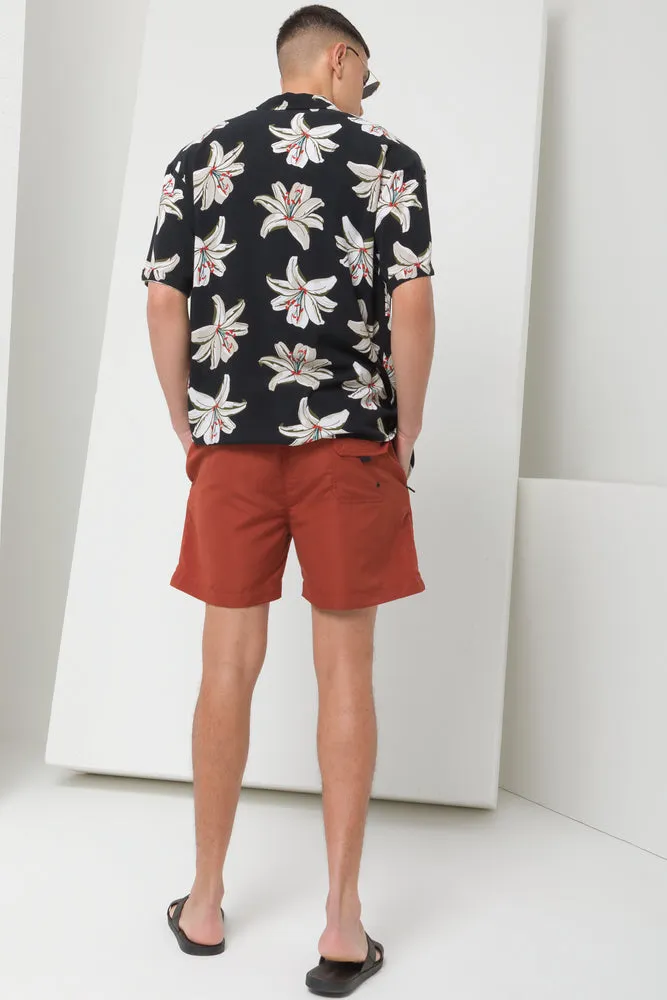 Upstyled Swim Short Tan
