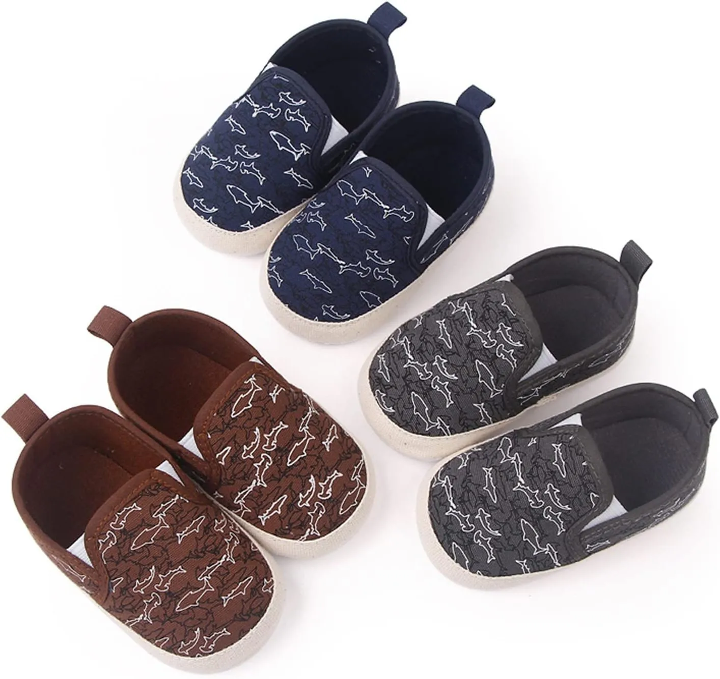 Walking Shoes Infant Toddler Shoes Soft Sole Slip On Animal Print Fashion Casual Shoes Lightweight Non-Slip Sneakers