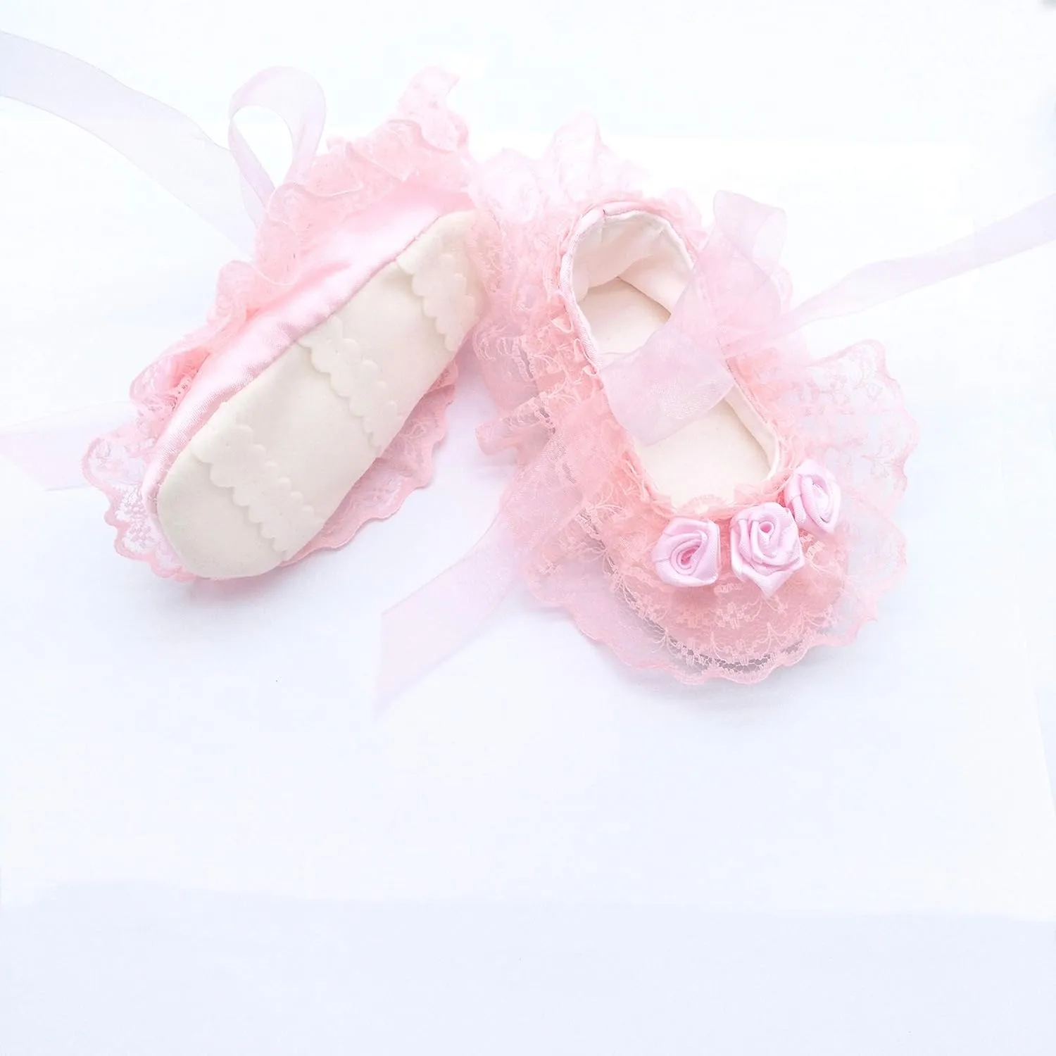 Weileenice Baby Girls Wedding Dress Rainbow Tulle 3D Embroidery Princess Tutu Dresses