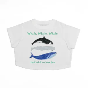 Whale Whale Whale Boyfriend Crop Tee