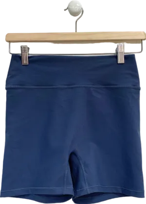 White Fox Active Navy Blue High-Waisted Workout Shorts UK M
