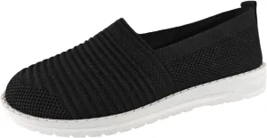 Womens Walking Shoes Slip on Memory Foam Non Slip Arch Support Running Shoes Breathable Mesh Sports Workout Tennis Shoes Fashion Lace Up Sneakers