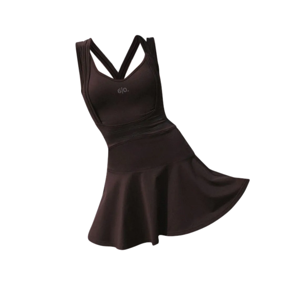 Yellow stylish padel dress
