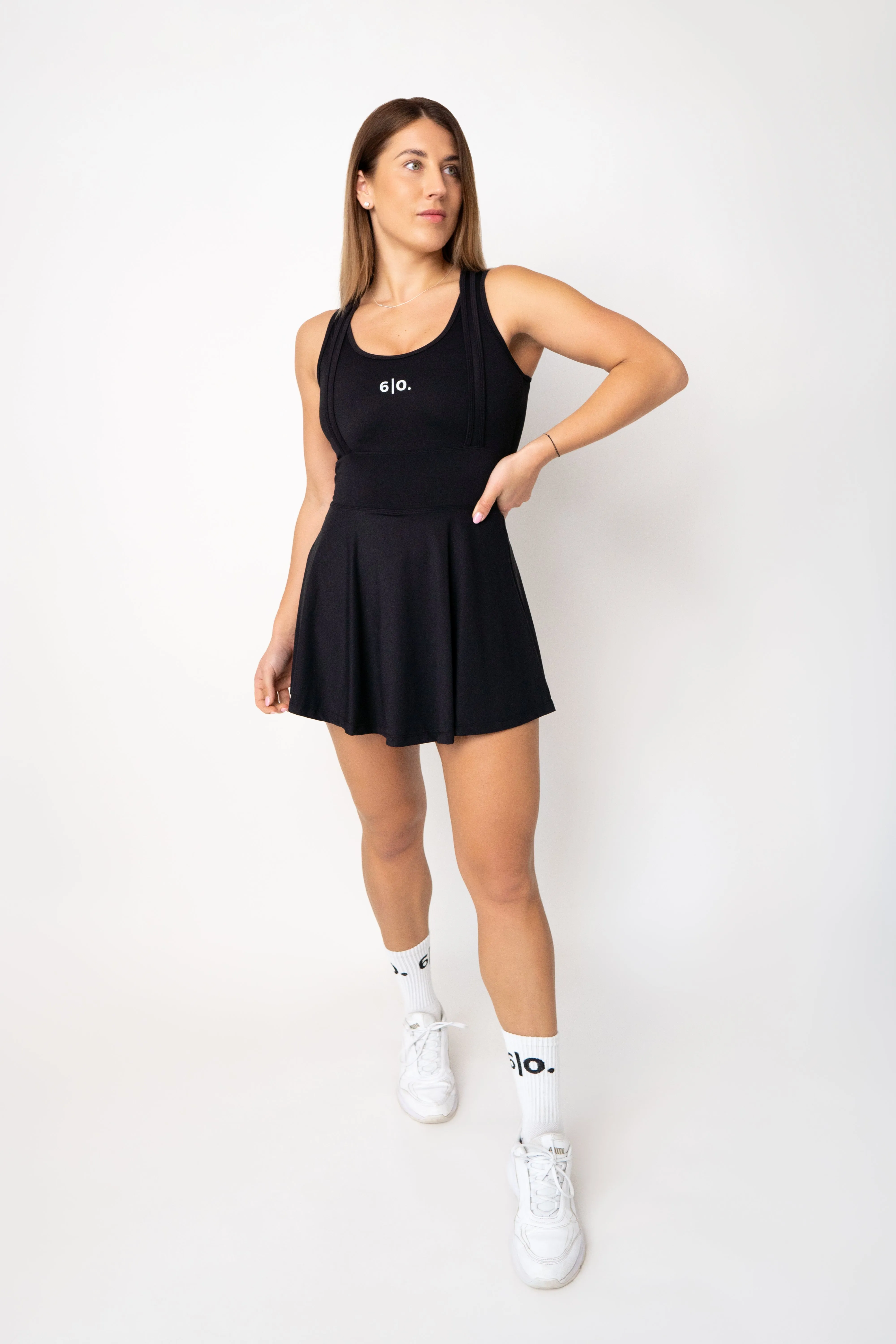 Yellow stylish padel dress