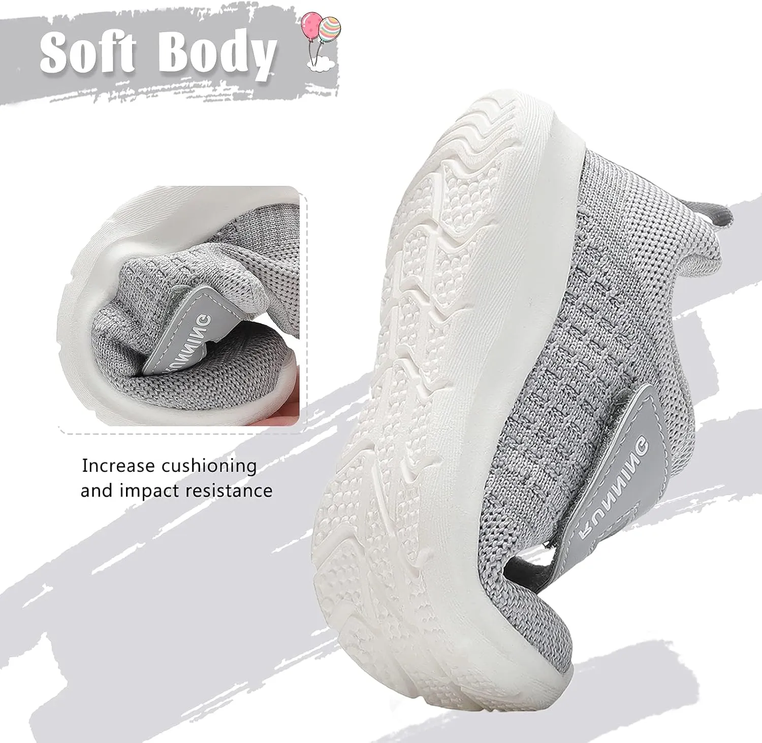 YNIQUE Toddler/Little Kid Girls Boys Shoes Breathable Walking/Running Sports Sneakers
